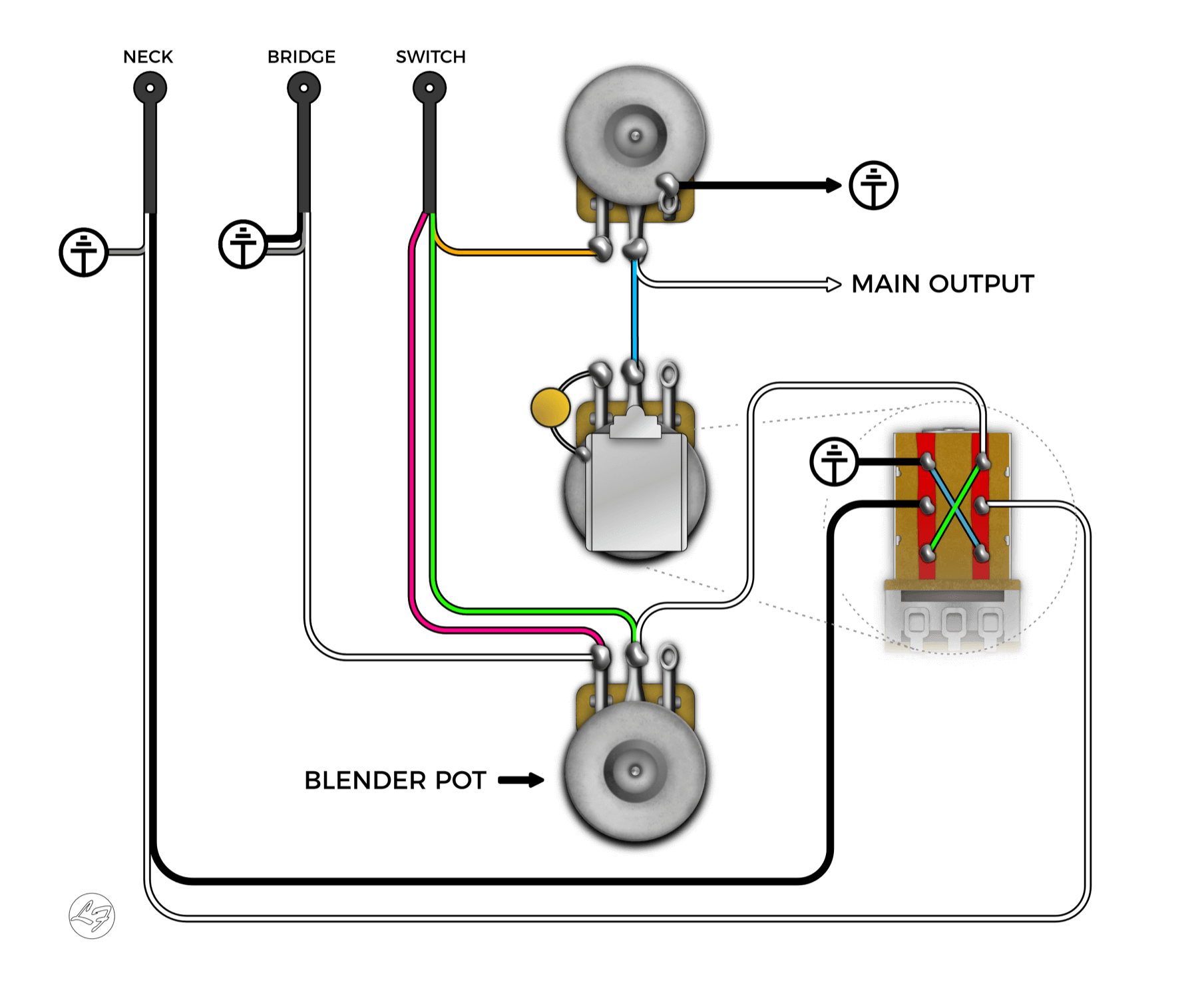 Blender pot Phase Reverse Modification