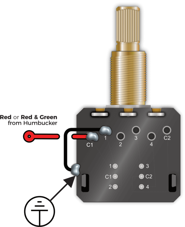 Coil Split A Single Pickup (CTS)