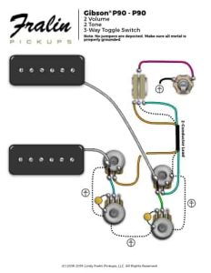 2 P90 Gibson Wiring Diagram Les Paul