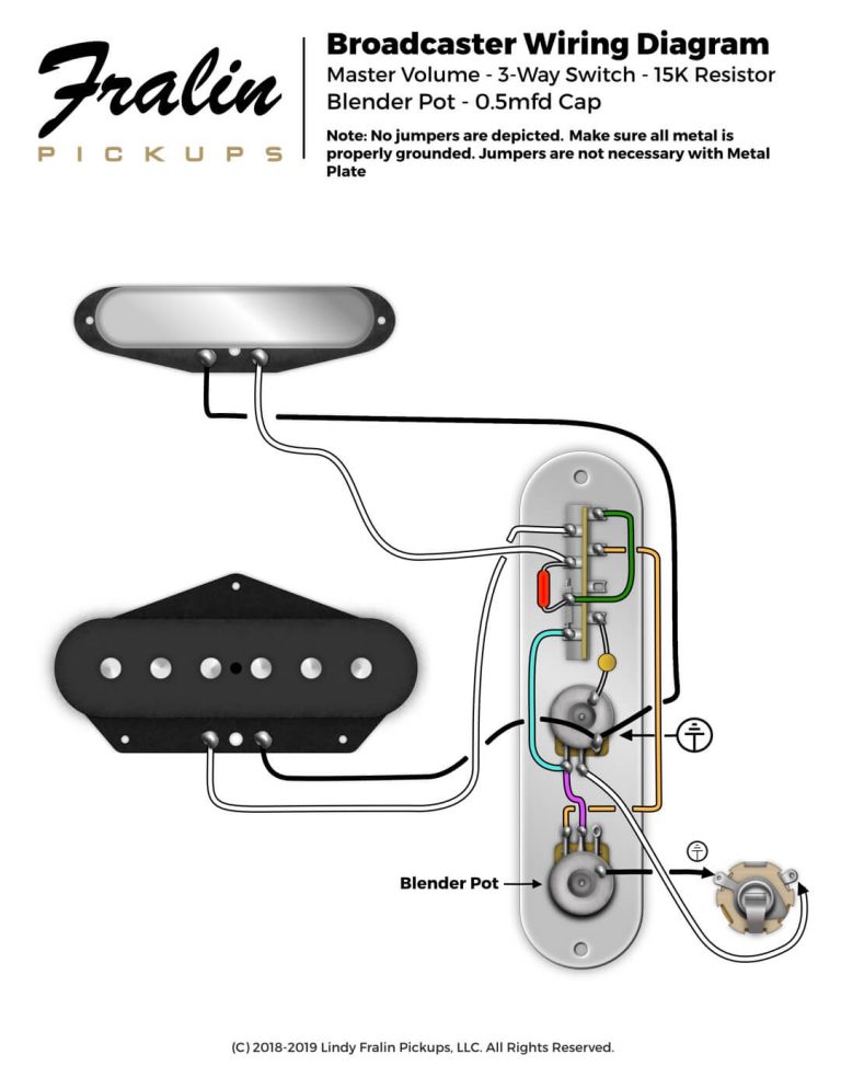 Broadcaster Wiring Diagram - Fralin Pickups