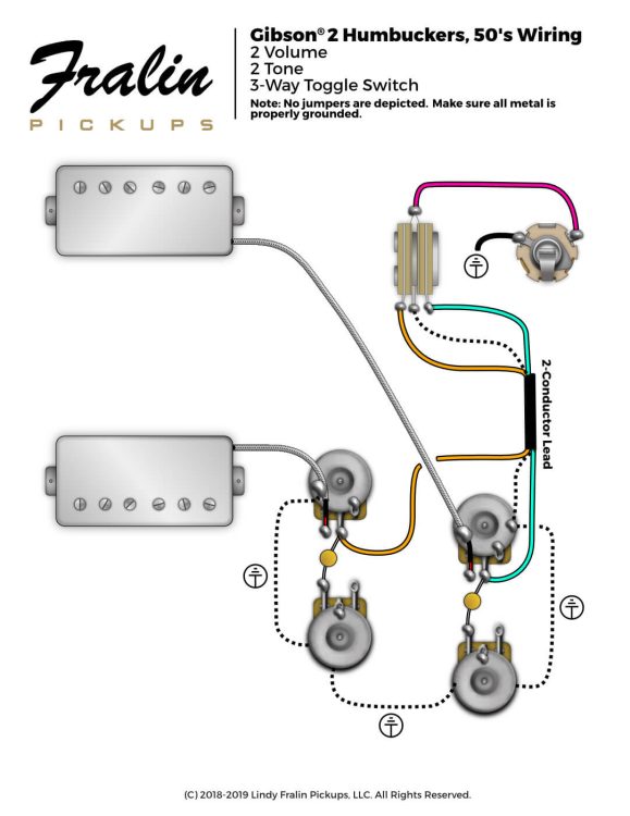 les paul 50s wiring diagram