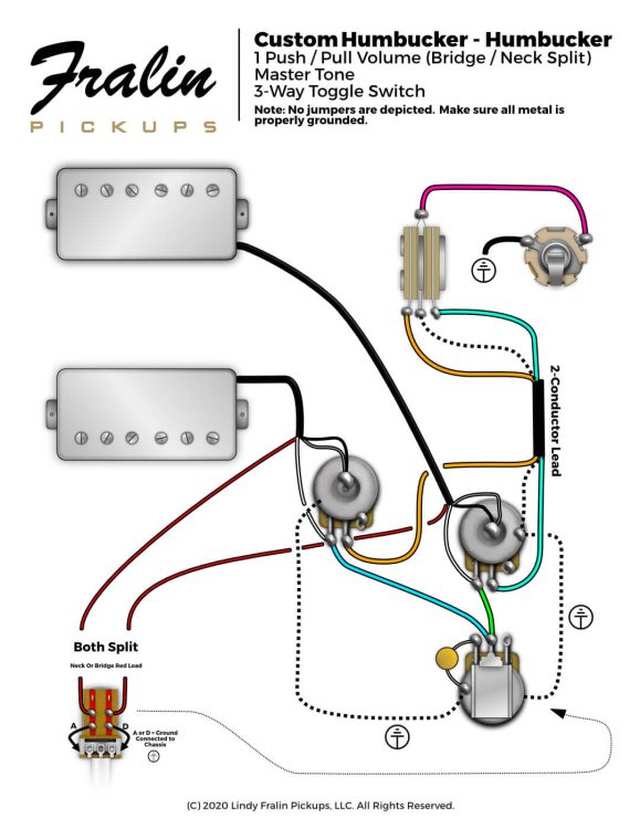 Fralin HH Custom Wiring Diagram