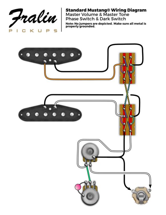 Mustang Wiring Diagram - Fralin Pickups