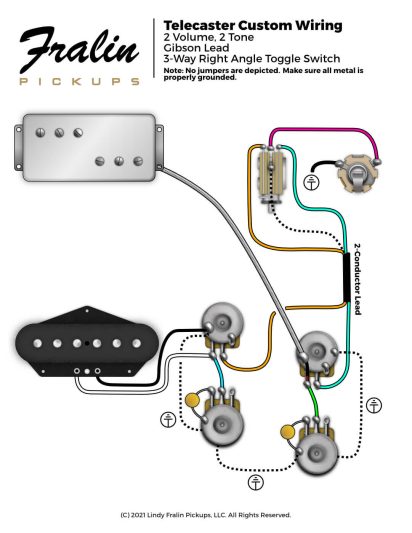 Telecaster Custom Wiring Diagram - Fralin Pickups