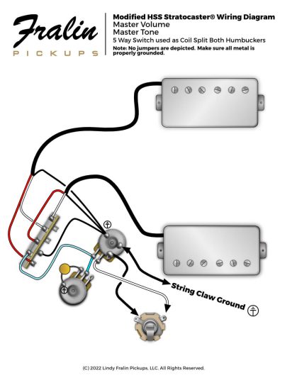 Hum Hum with 5-Way Blade Switch Coil Split - Fralin Pickups