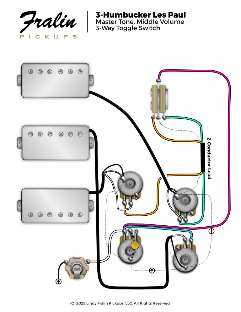 Fralin Pickups Wiring Diagrams - 3 Humbucker Les Paul Wiring Diagram