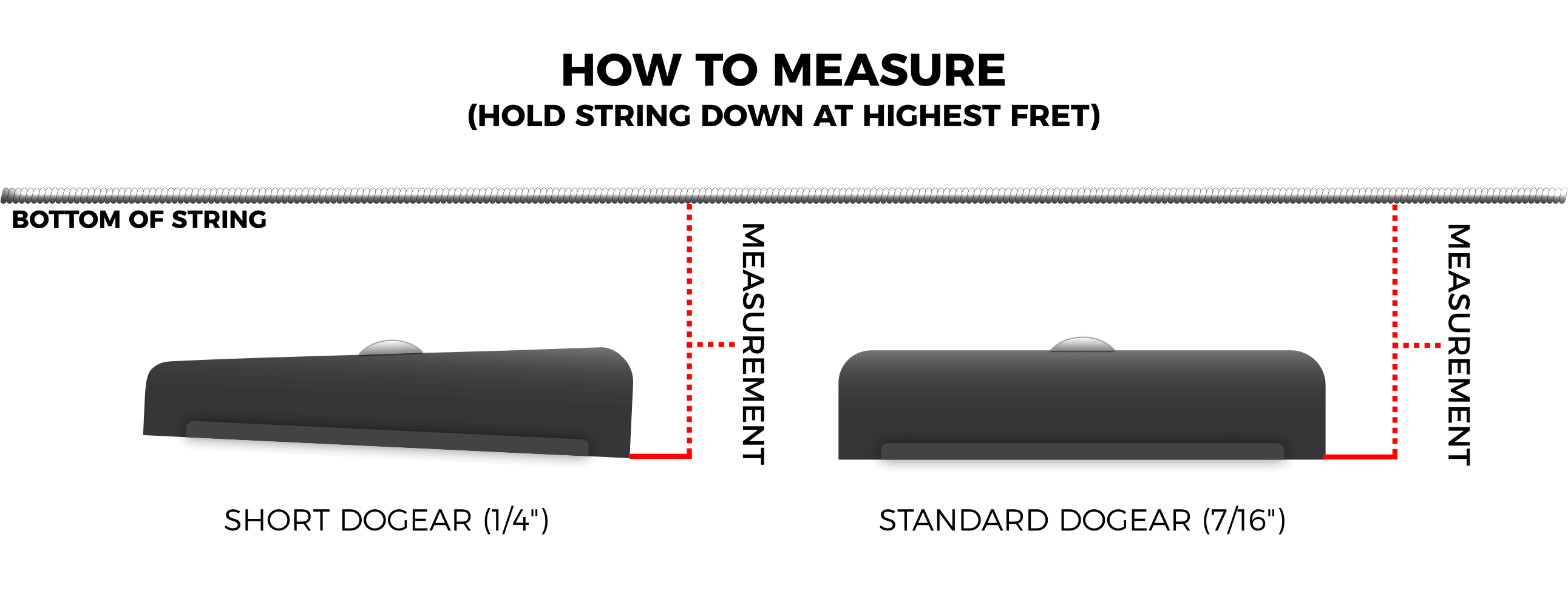 Dogear Shim Height Calculation Diagram