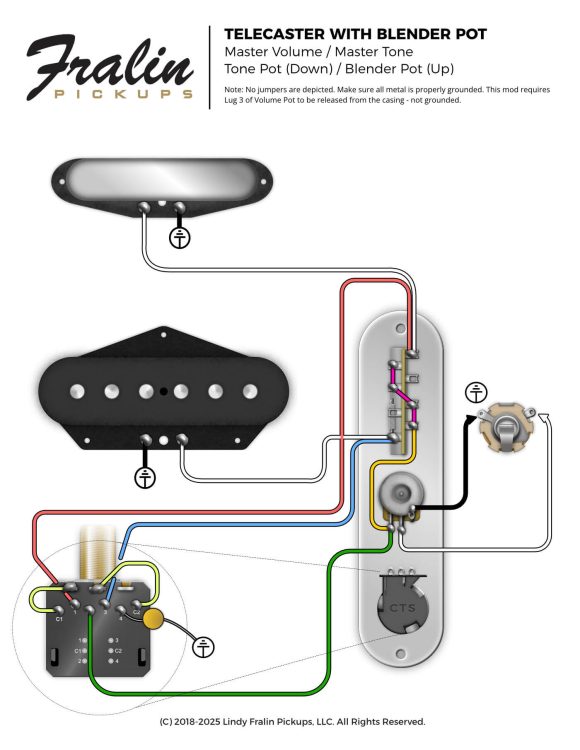 Telecaster with Blender Pot and Master Tone